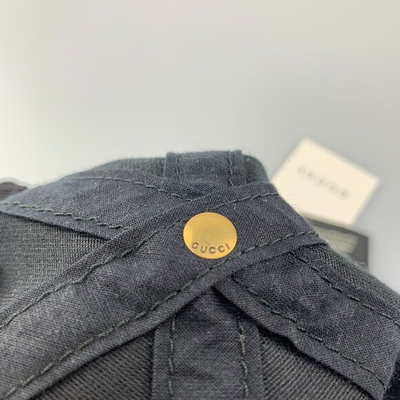NWT Gucci unisex baseball hat with gucci headban in black size M main image 5